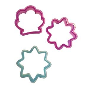 Sweet Sugarbelle Cookie Cutters Set Cloud and Star Shapes‎ Pink and Blue Baking